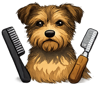 Ikona usługi trymowania szorstkowłosych psów